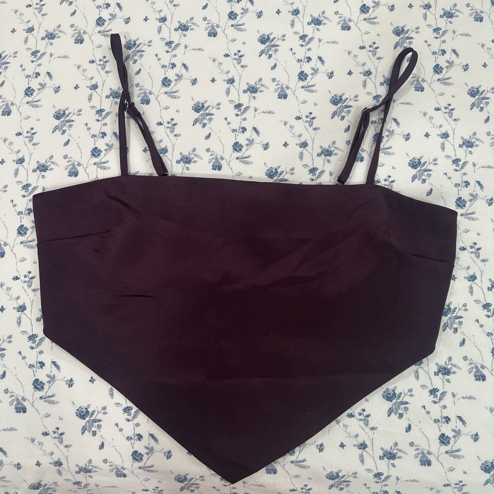 Forever 21 Plum Scarf Top